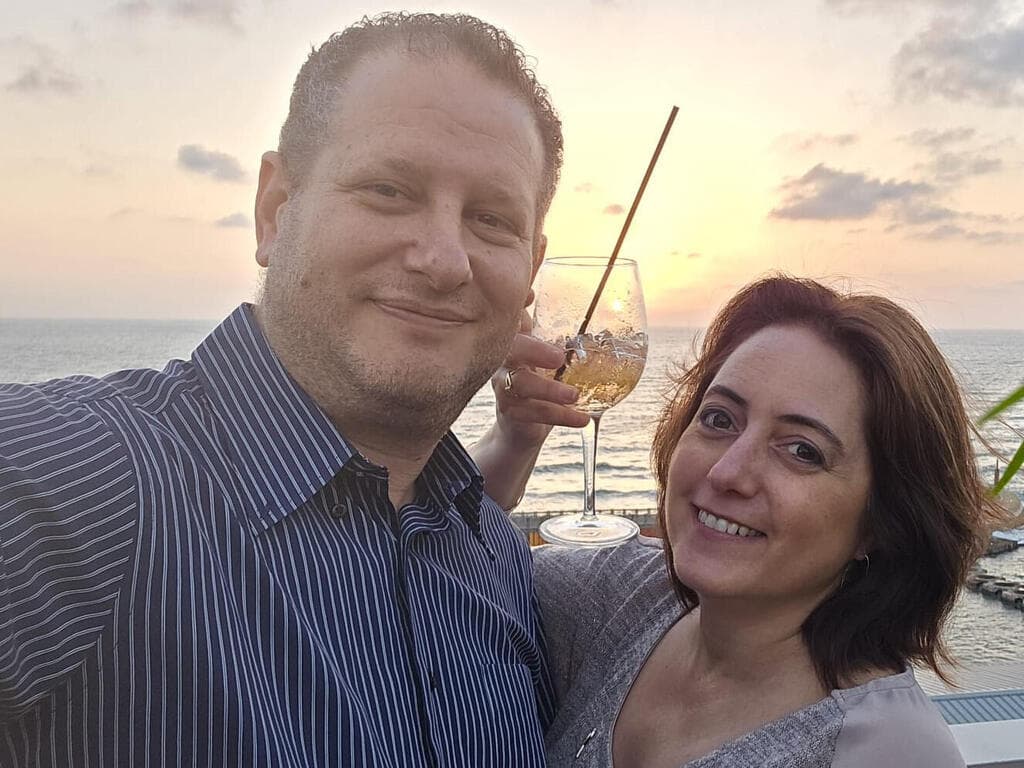 ערן וענבל ביום ההולדת של עמרי (צילום: אלבום פרטי) ערן וענבל ביום ההולדת של עמרי