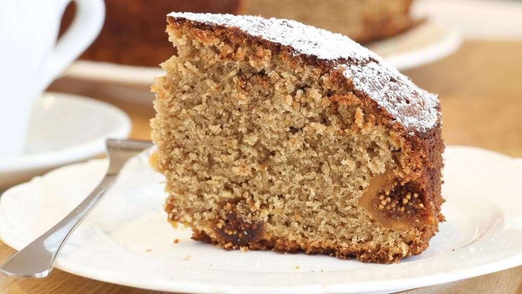 עוגת קפה שחור ותאנים