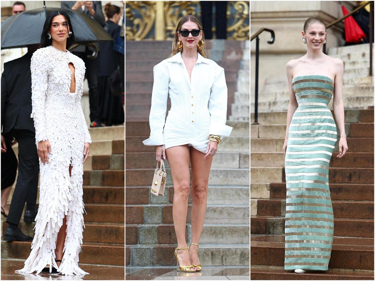 האנטר שפר, קיארה פראני ודואה ליפה בתצוגת הוט קוטור של סקיאפרלי לסתיו-חורף 2025-26 בפריז