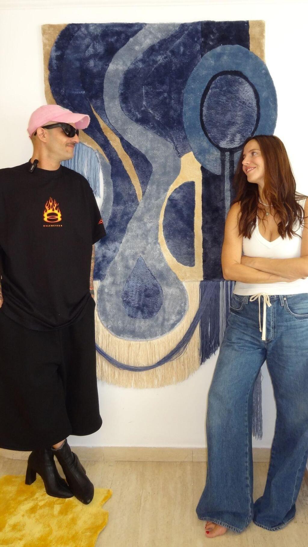 שטיח הקיר בבית של אלינור קופלר