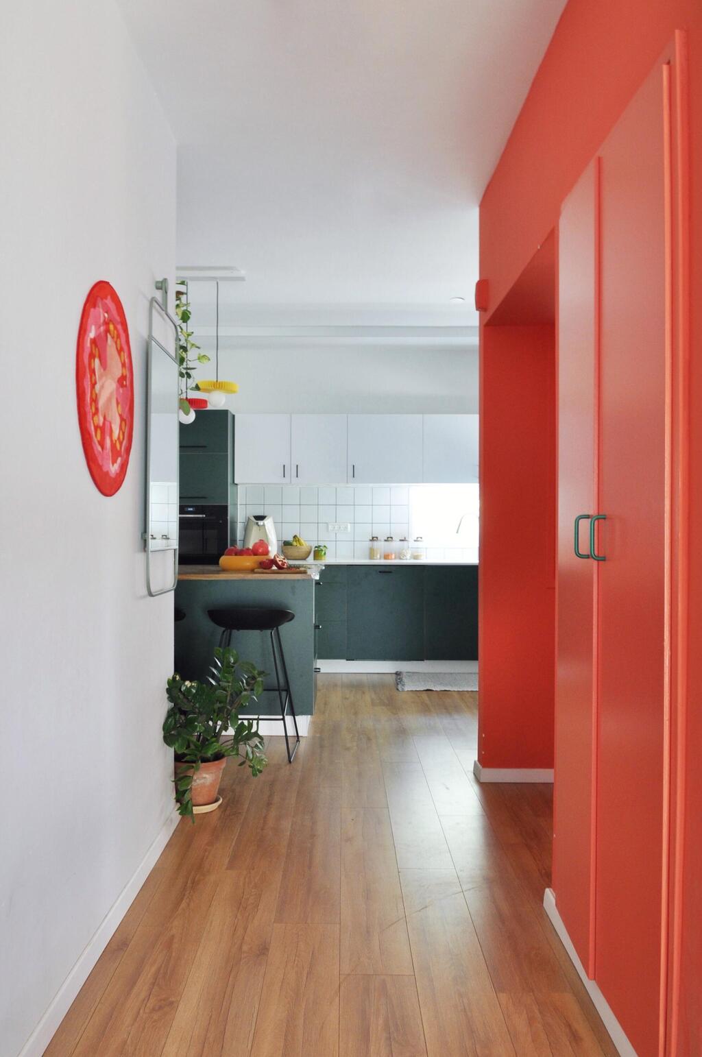 שיפוץ צבעוני לבית ברעננה