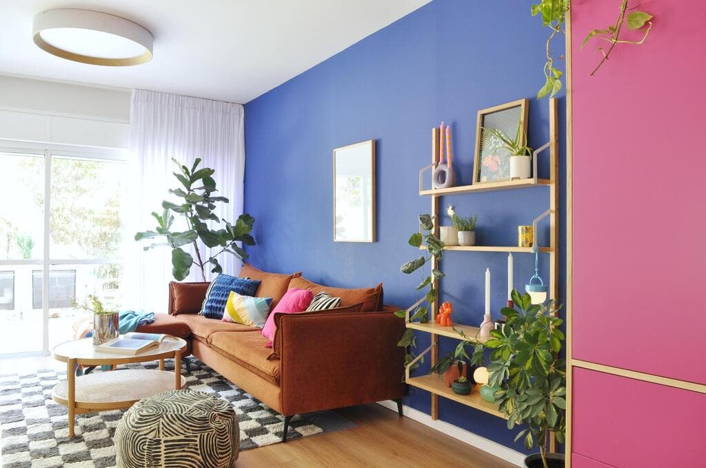 שיפוץ צבעוני לבית ברעננה