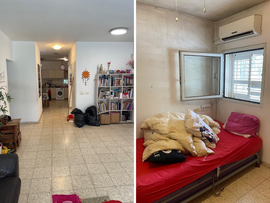 שיפוץ בית ברעננה - לפני