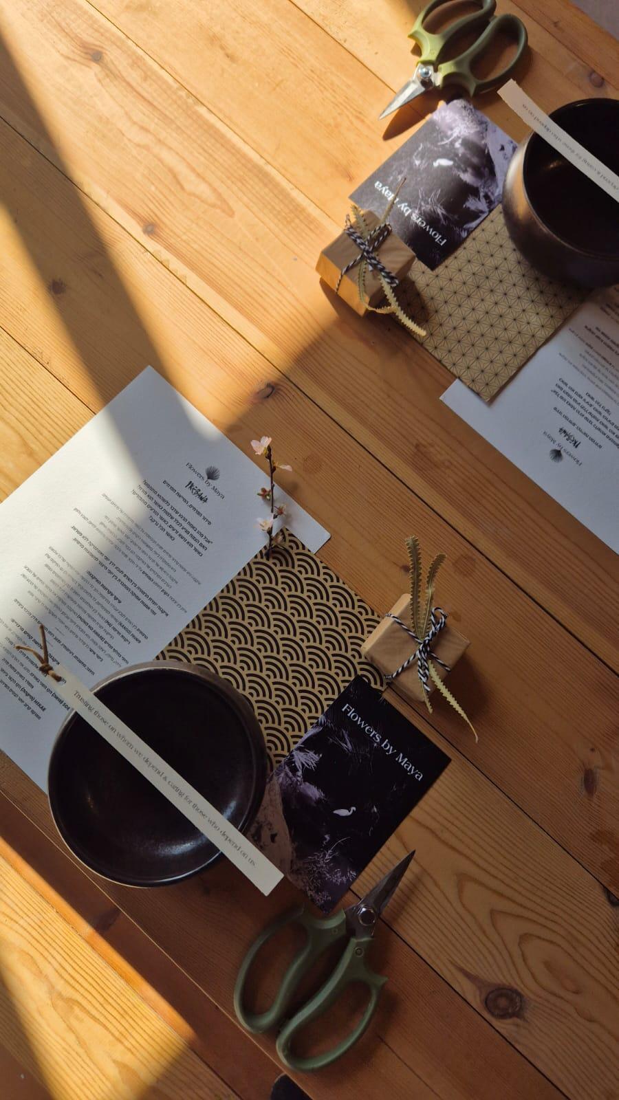 הערכה שמקבלים בסדנה - ומשמשת הלאה את המשתתפים (צילום: מאיה ברנס פינצ'וק) הערכה שמקבלים בסדנה - ומשמשת הלאה את המשתתפים