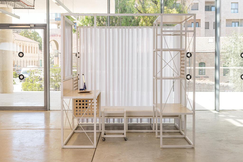 לסדר את החדר, פתרון לחיים קומפקטיים, עיצוב: אלישבע שלומוביץ וחנן פטאל