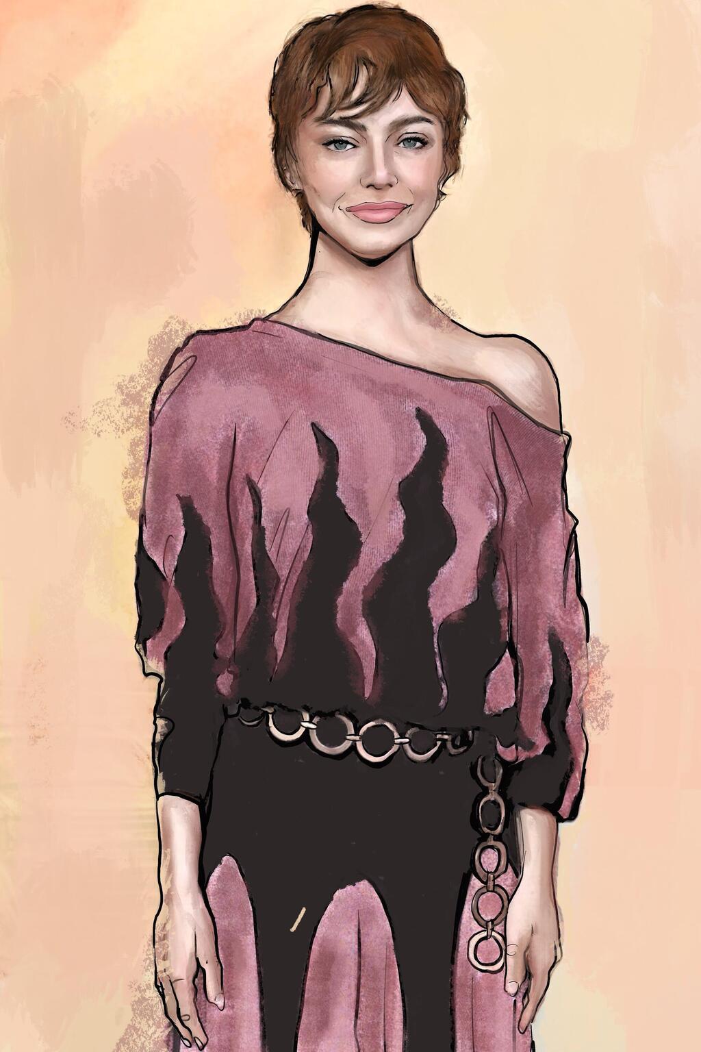 איור של אמה סטון
