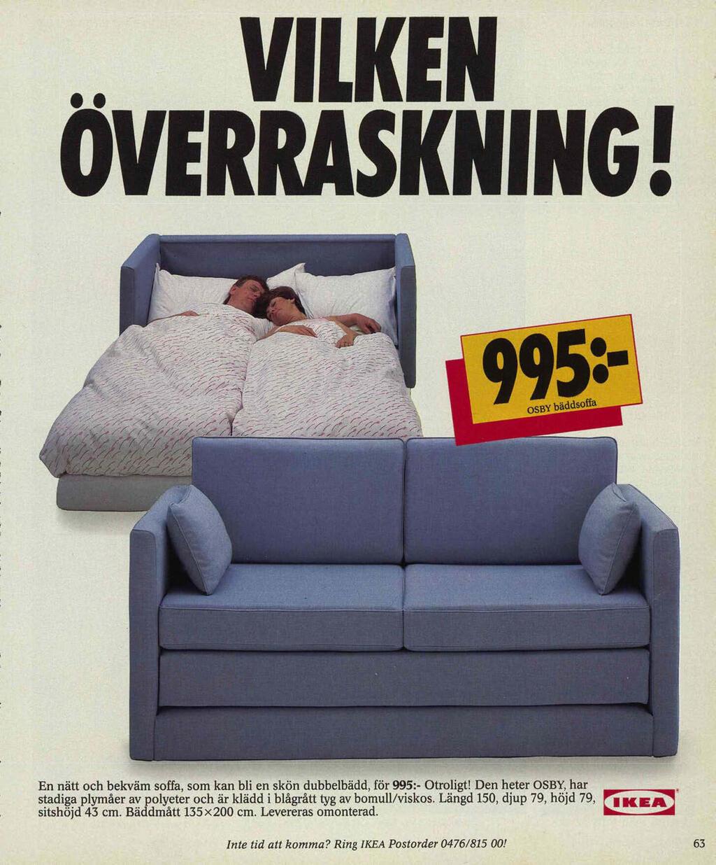 זוג ביחד במיטה אך מכוסה עד צוואר 1985