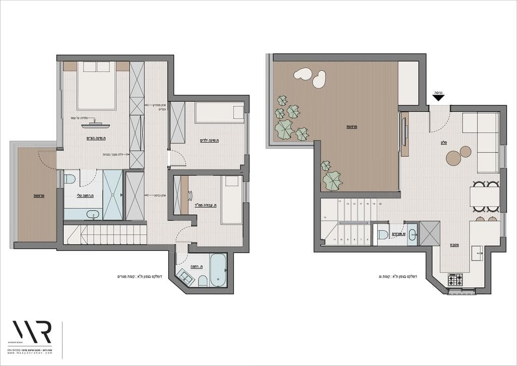 הדירה בבבלי - תוכנית העמדה