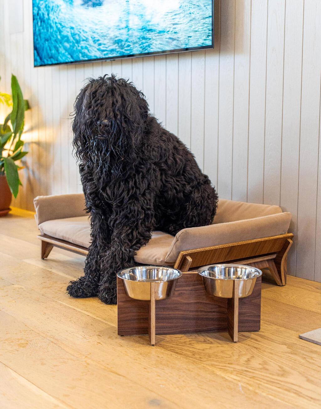 מיטה ומתקן אוכל ושתייה של המותג הישראלי HOSA