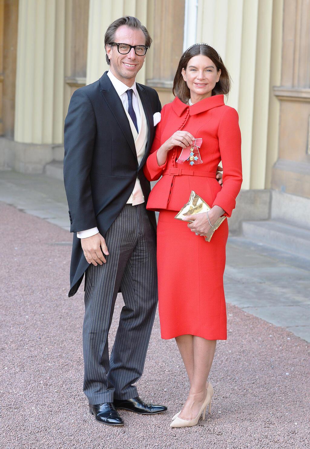 נטלי מאסנה עם אריק טורסטנסון לאחר קבלת תואר הכבוד דיים, 2016