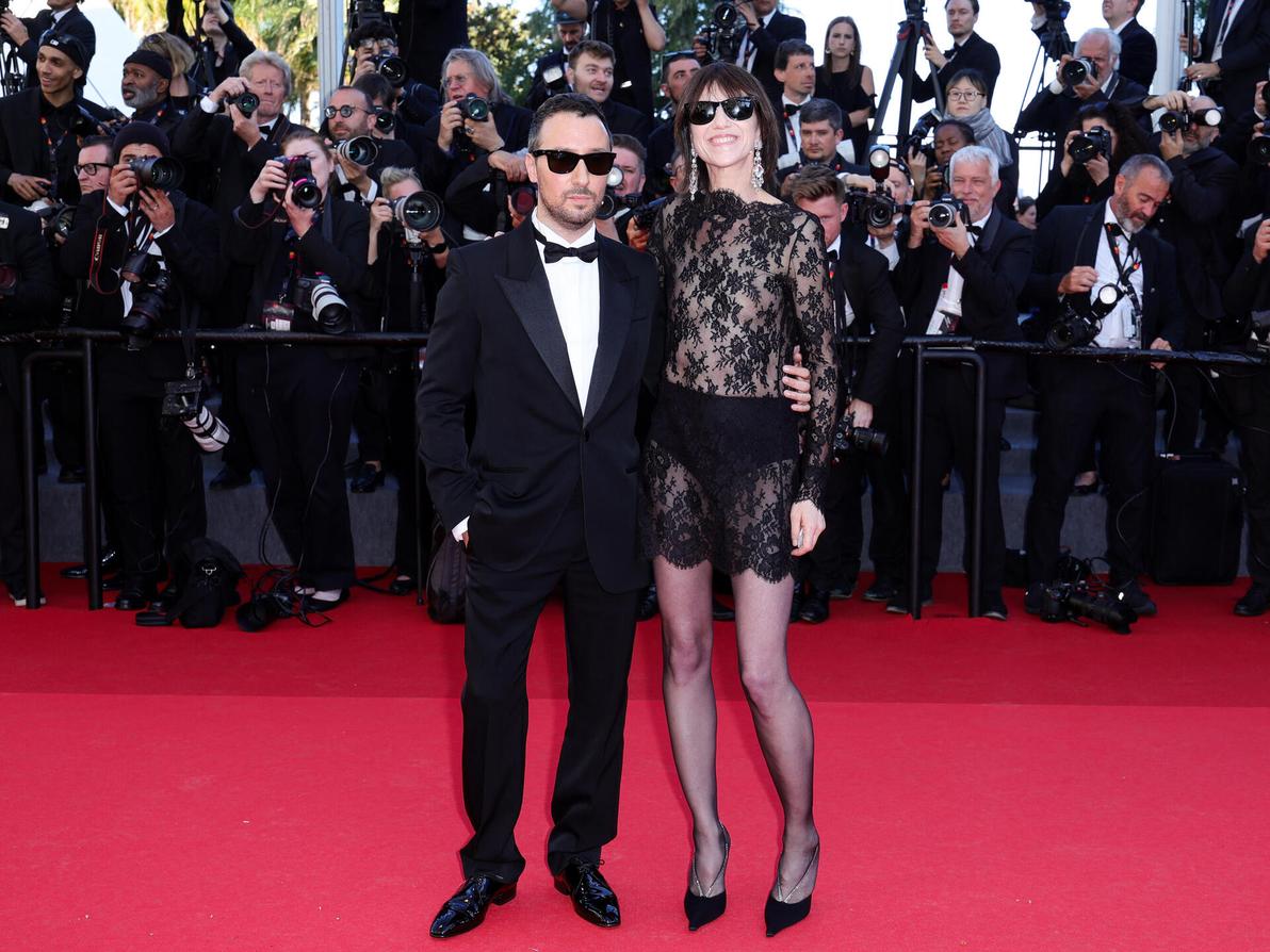 אנתוני וקארלו ושרלוט גינסבורג בפסטיבל קאן, 2024