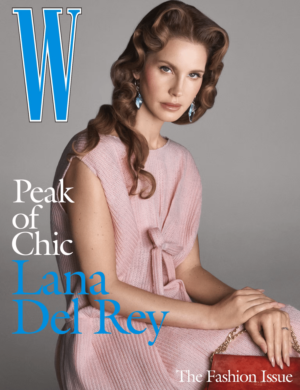 לנה דל ריי על שער גיליון ספטמבר 2025 של מגזין W