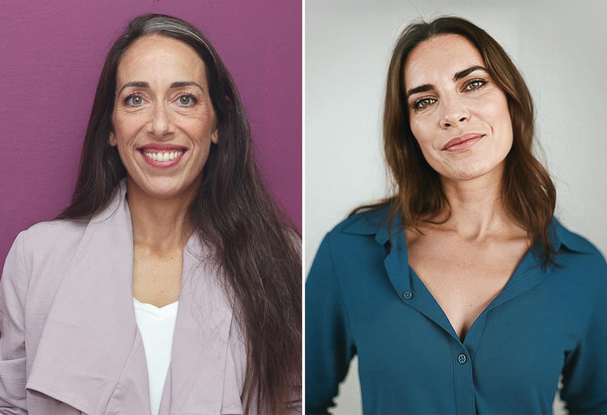 ליאת קנפו־שטרנליב (מימין) וד"ר דנה דוידובסקי (צילום: צילומים: יריב כץ, אלבום פרטי) ליאת קנפו־שטרנליב (מימין) וד"ר דנה דוידובסקי