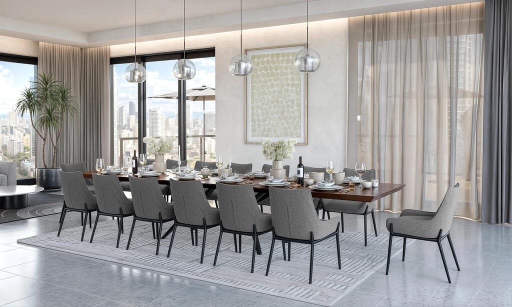 שולחן אוכל נפתח דגם פראנסיס, שמרת הזורע