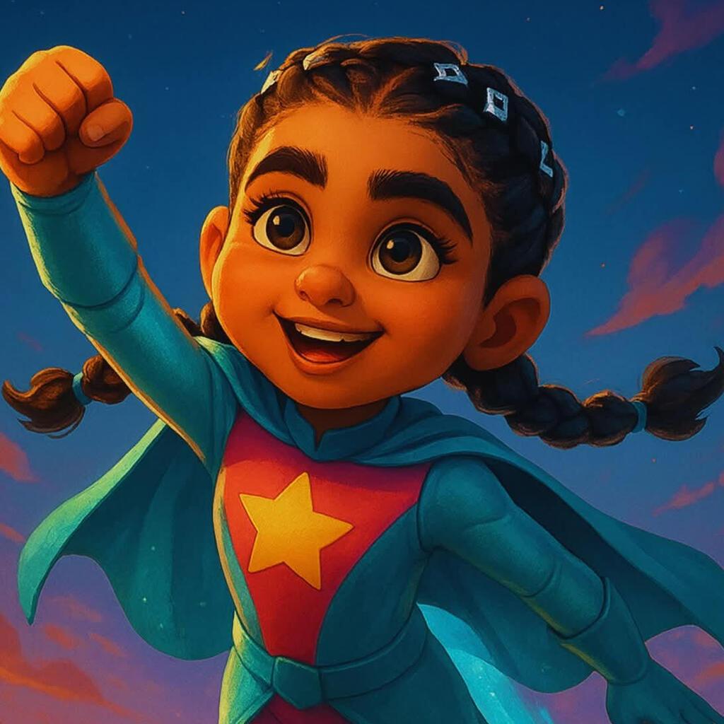 מיה אור דניאל כגיבורת על, פוטושופ של מיכל פרטנר