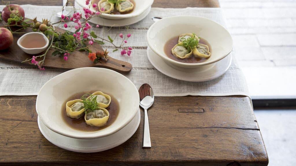 קונסומה עם קרפלעך