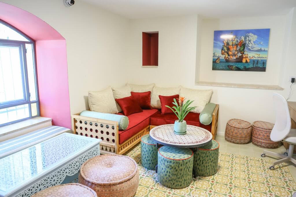 מעוצב בסגנון מרוקאי חם (צילום: ארנון בוסנאי) בית השנטי החדש בירושלים, שכונת עין כרם