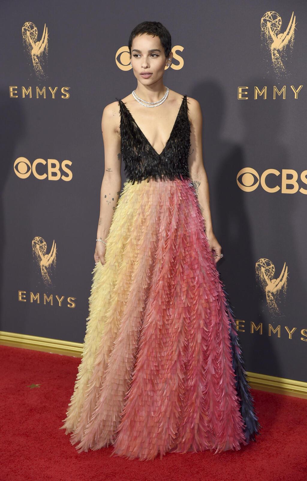 זואי קרביץ בטקס פרסי האמי, 2017