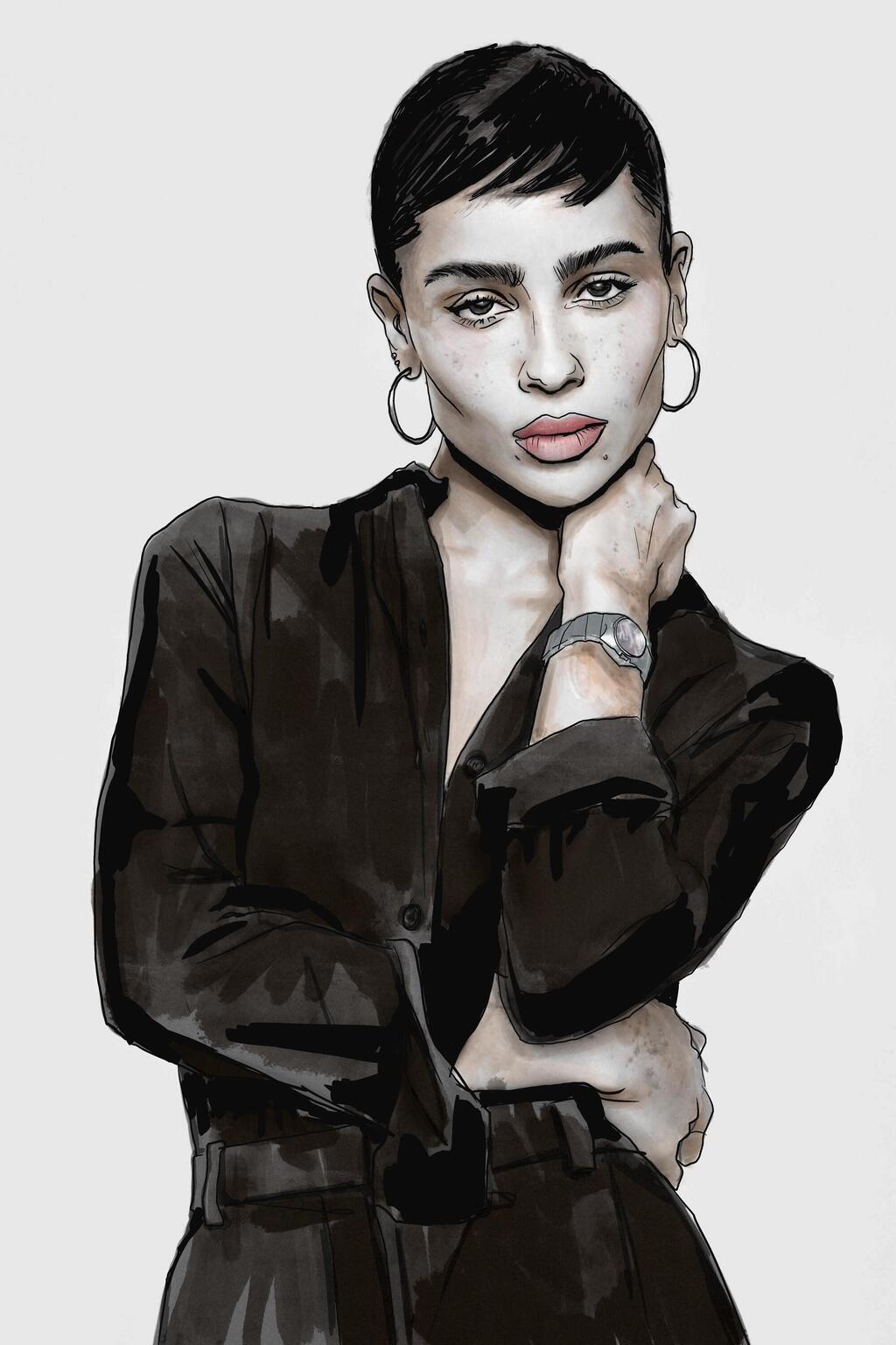 איור של זואי קרביץ