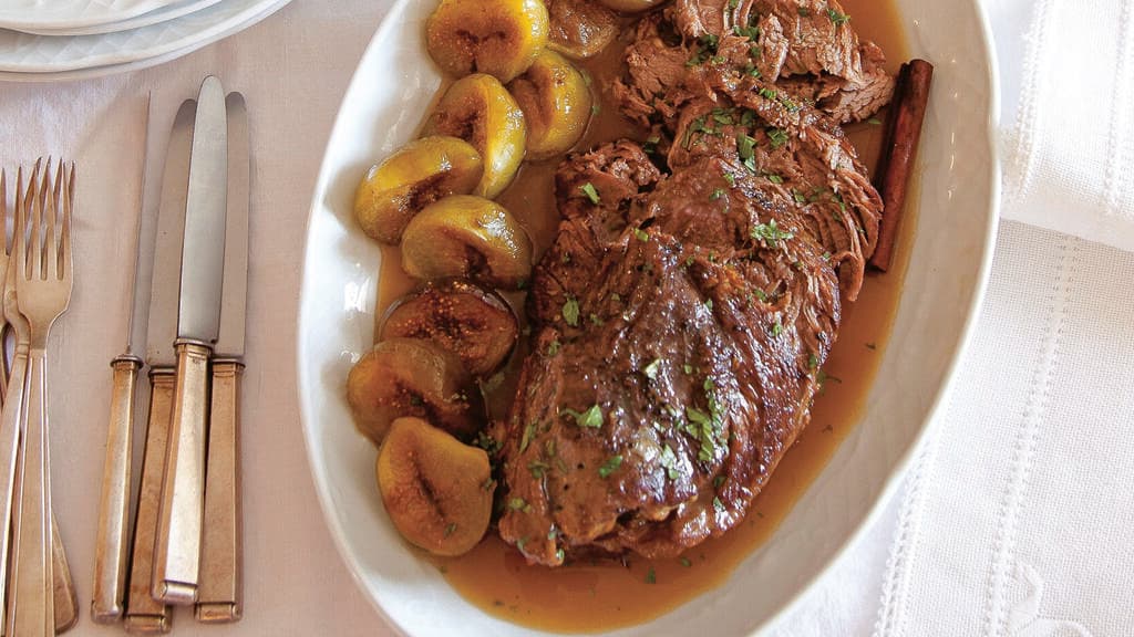 צלי בקר עם תאנים בדבש