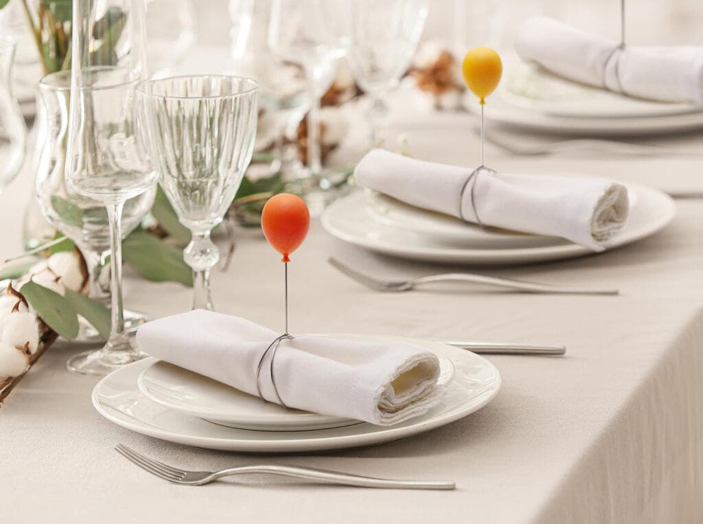 חבקי מפיות בלונים בעיצוב מאיה צרפתי לפלג דיזיין, 59 שקל לסט, להשיג ברשת סוהו