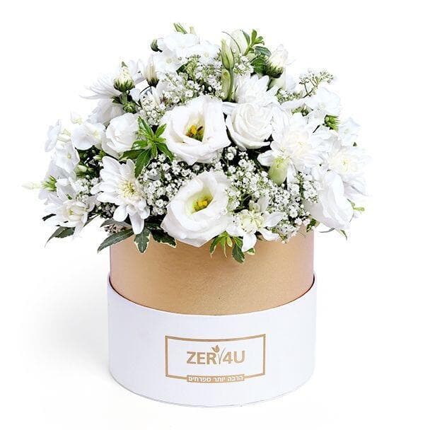 סידור פרחים שקד 139 שקל, זר פור יו