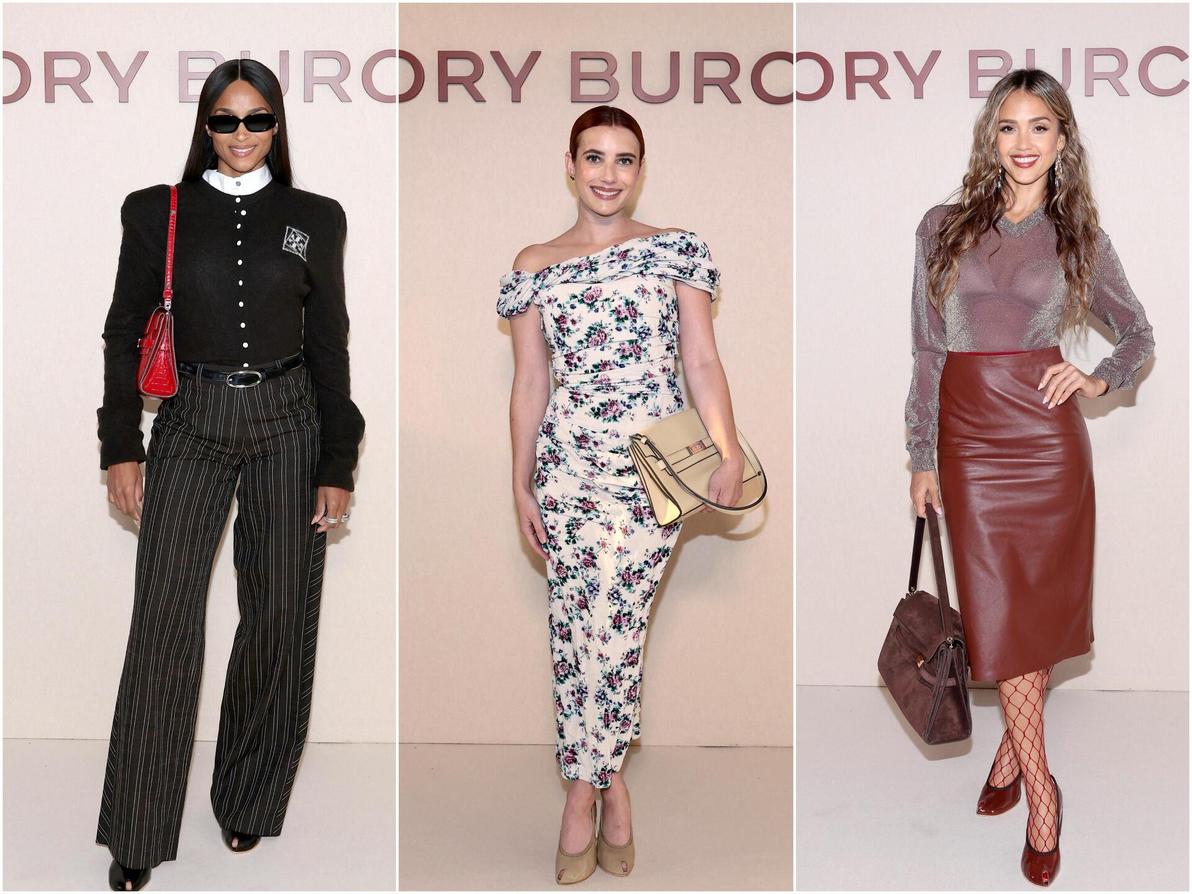 ג'סיקה אלבה, אמה רוברטס וקיארה בתצוגת אביב-קיץ 2026 של טורי בורץ' בשבוע האופנה בניו יורק