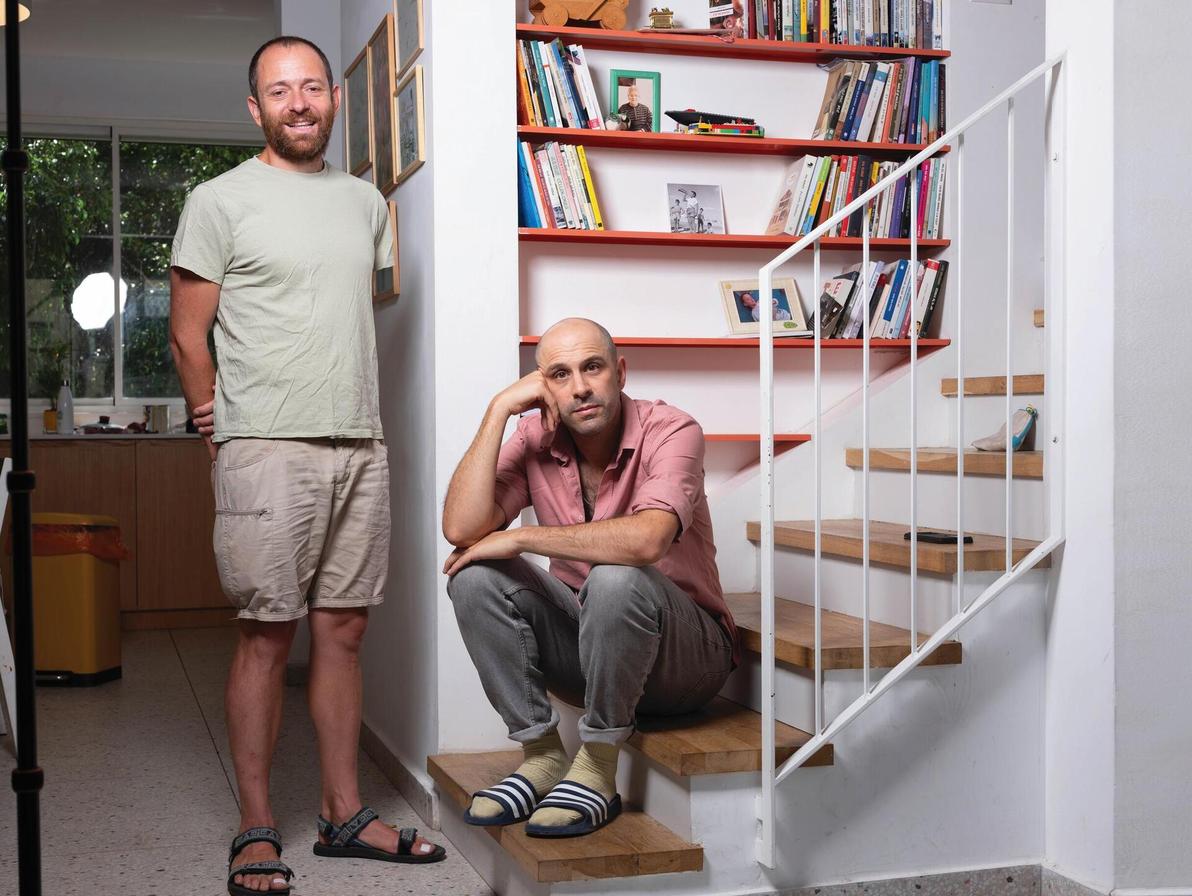  יאיר אגמון (מימין) ואבידן ארנברג