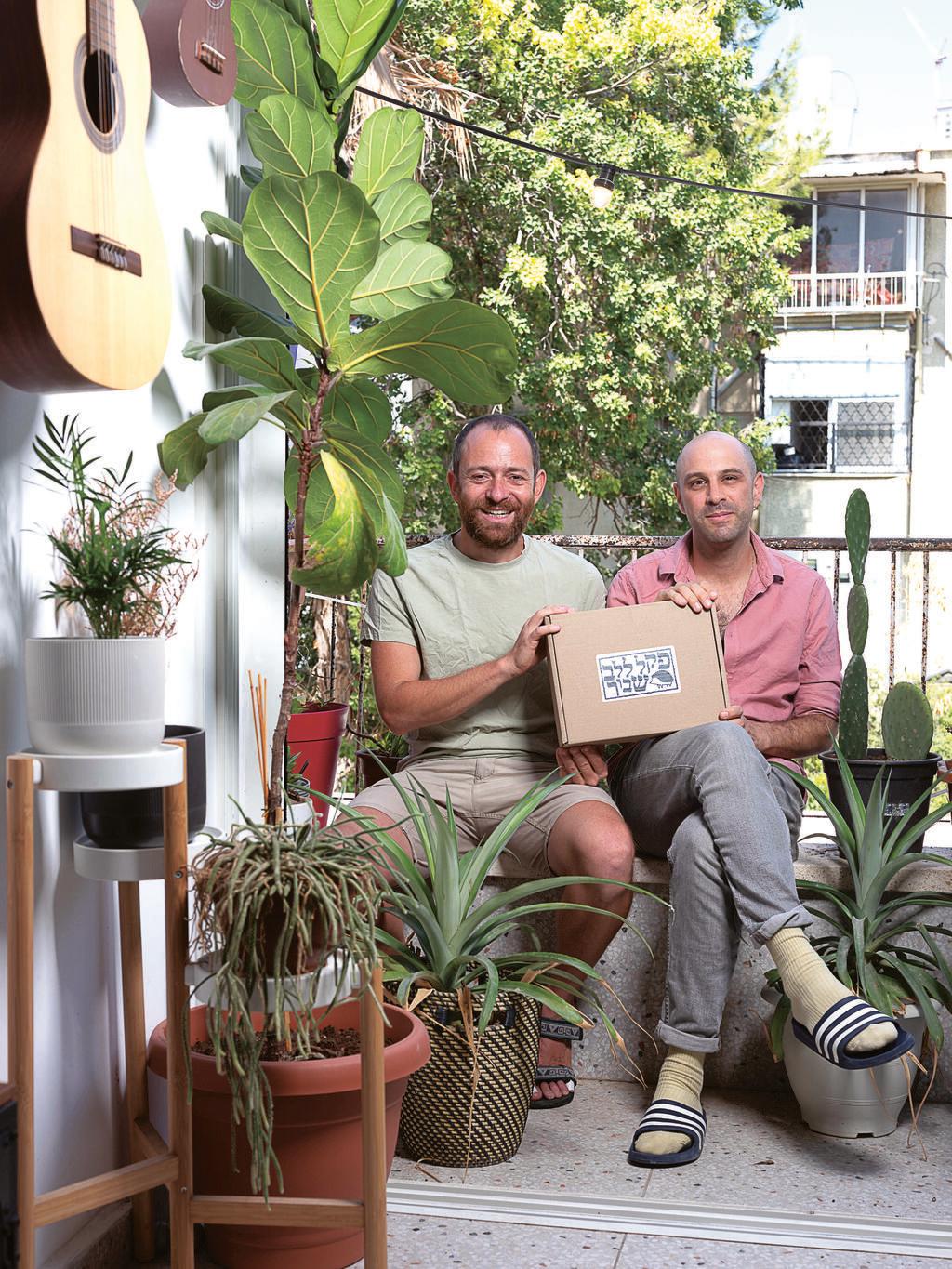  יאיר אגמון (מימין) ואבידן ארנברג