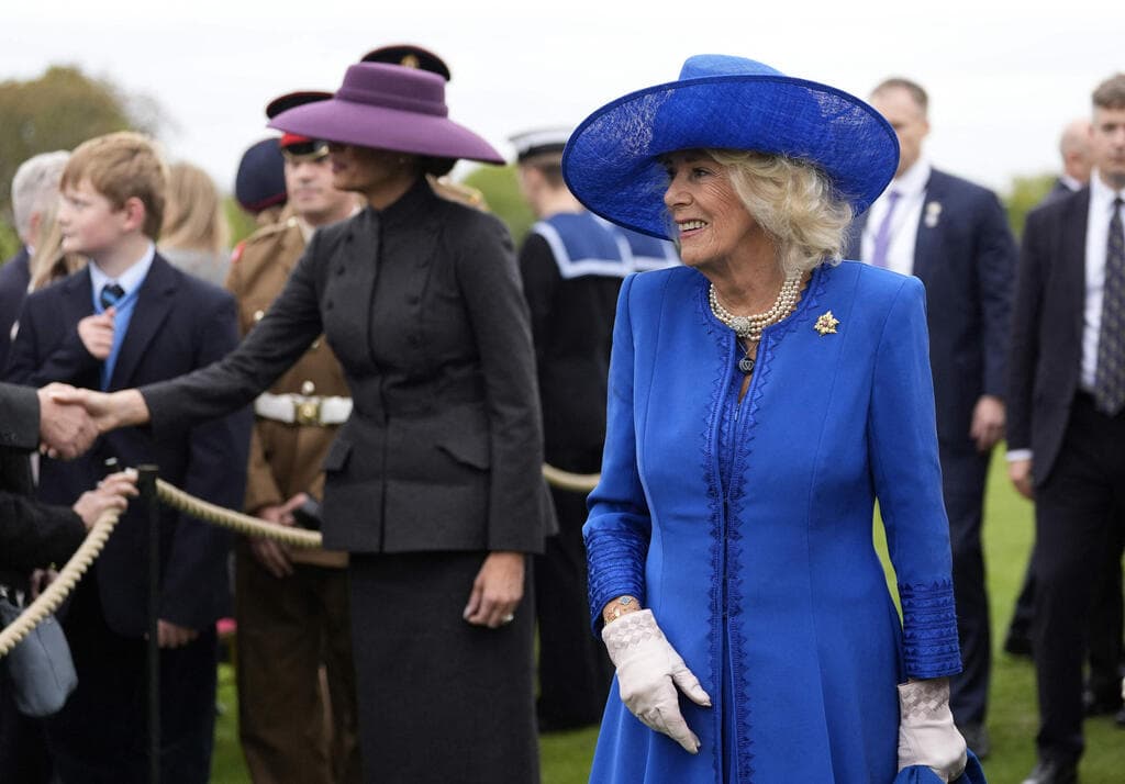 המלכה קמילה ומלניה טראמפ בבריטניה, 2025