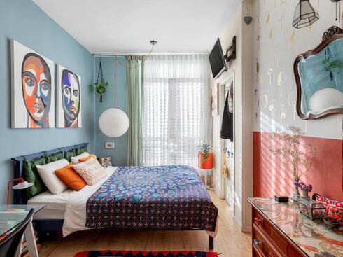 מתאים לבני מזל קשת. Boho Traveller - עיצוב חופשי, צבעוני ואקלקטי. עיצוב: כרמית אורן, באדיבות נירלט