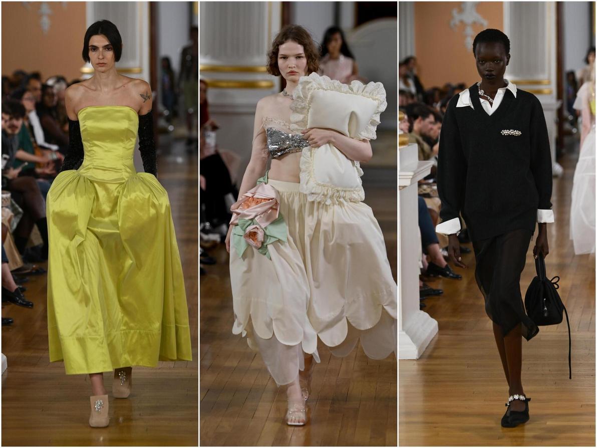 תצוגת אביב-קיץ 2026 של סימון רושה בשבוע האופנה בלונדון