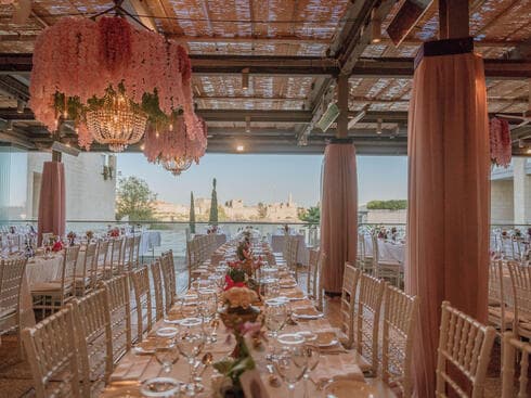 סוכת הגג במלון מצודת דוד