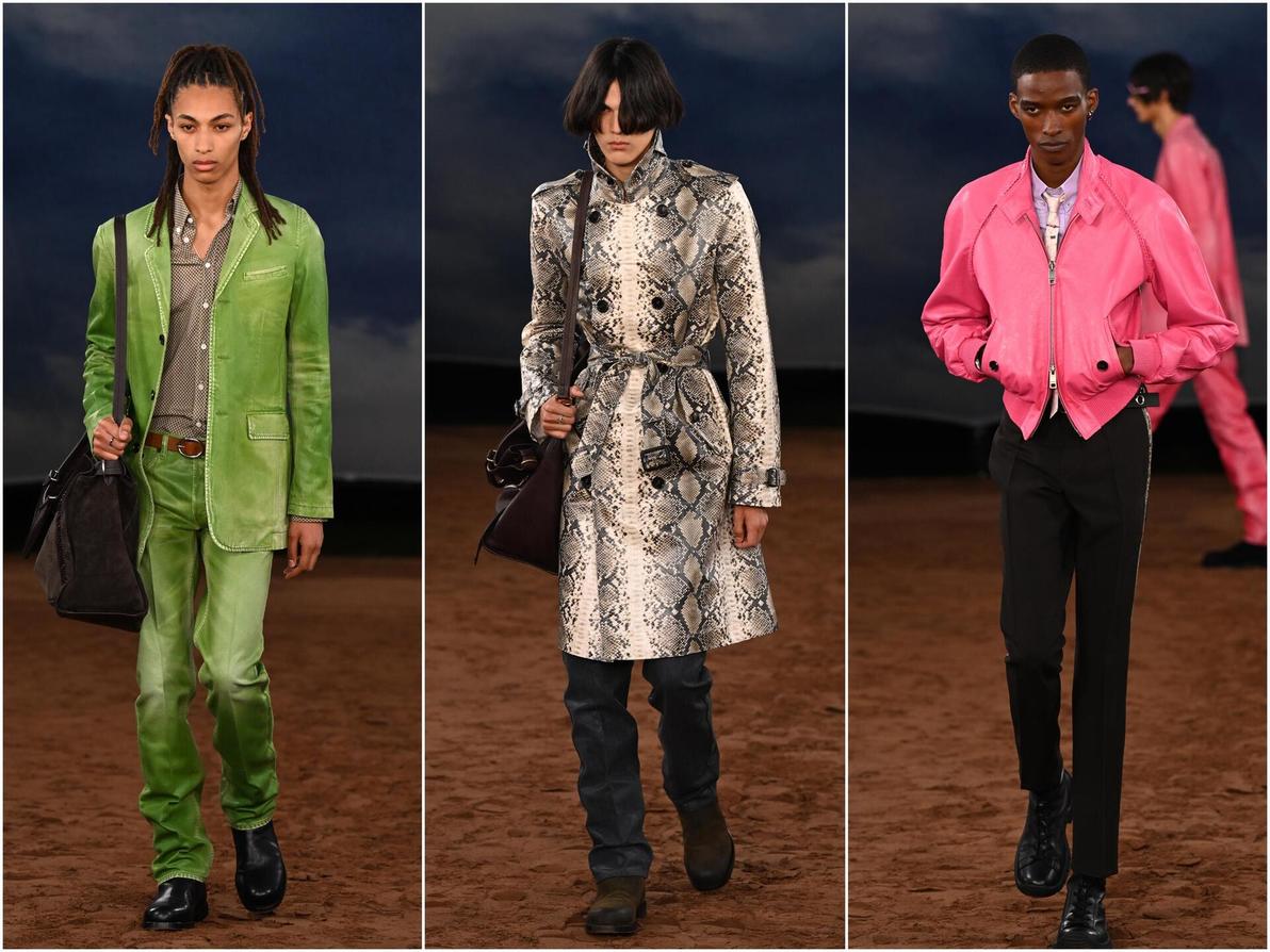 תצוגת אביב-קיץ 2026 של ברברי בשבוע האופנה בלונדון