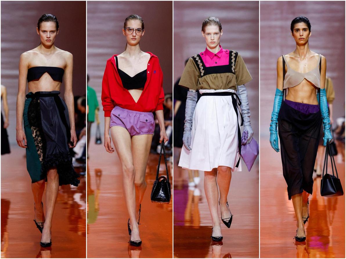 תצוגת אביב-קיץ 2026 של פראדה