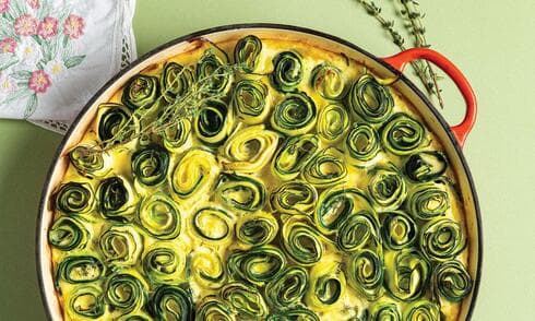 ללא גלוטן: פרחי זוקיני בקרם רויאל