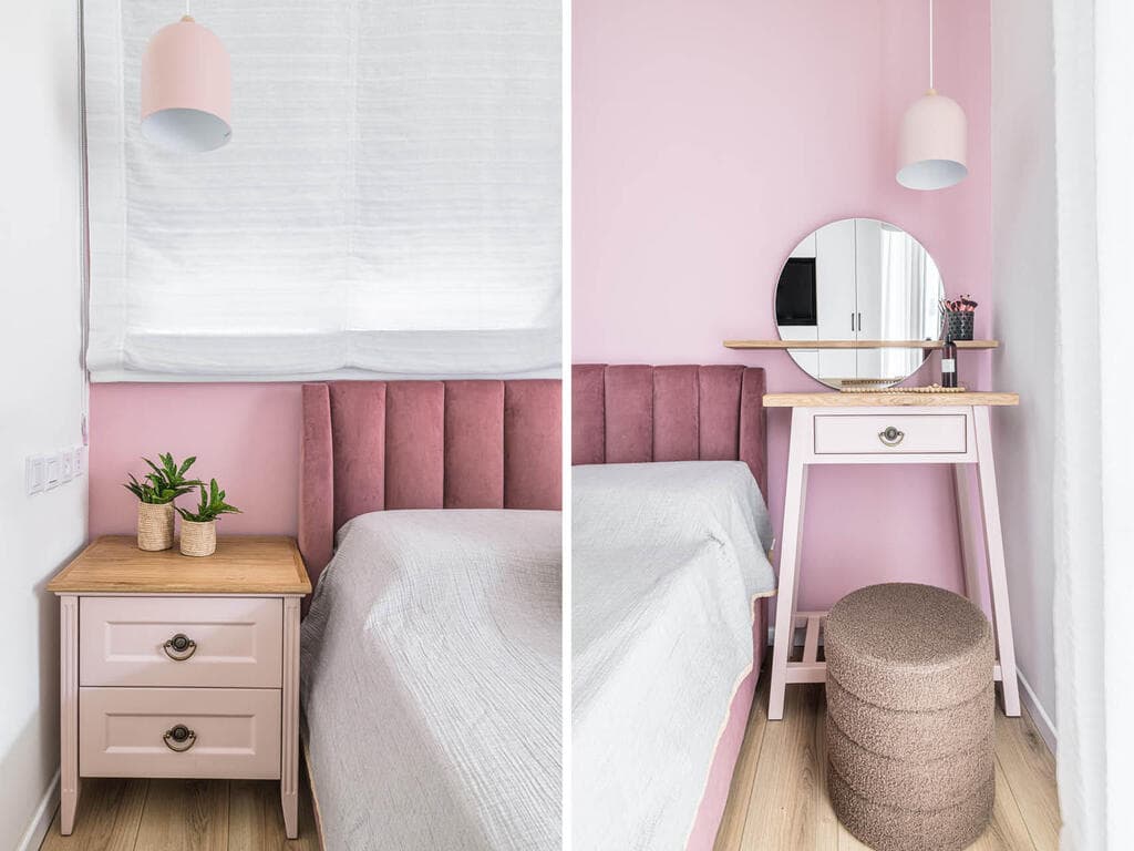 דירה ורודה בכפר סבא, עיצוב: הילה ברונשטיין