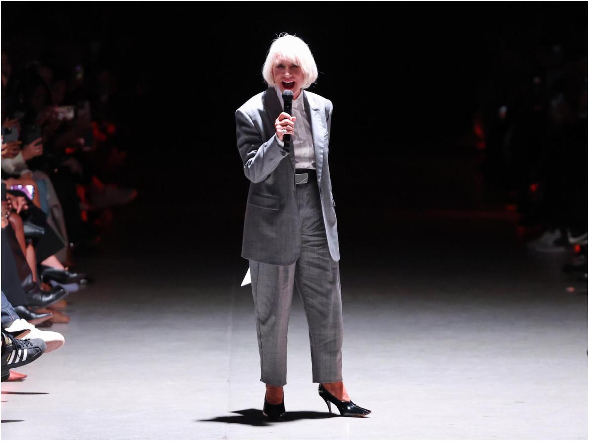 הלן מירן בתצוגת אביב-קיץ 2026 של סטלה מקרטני