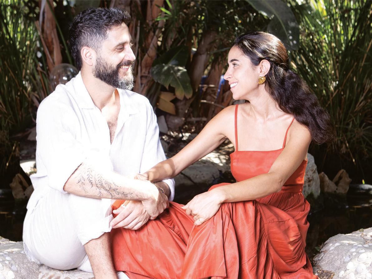 קטי גבעוני וגל משגב (צילום: גיל נחושתן) קטי גבעוני וגל משגב