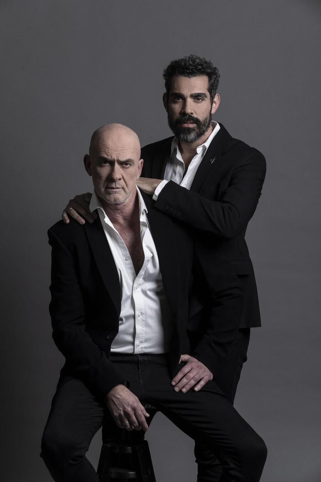 מוטי רייפ עם בן הזוג, סימור לוזון (צילום: איליה מלניקוב) מוטי רייפ עם בן הזוג, סימור לוזון