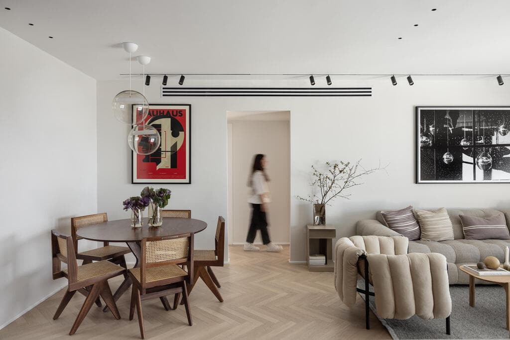 דירת קבלן בבת ים, עיצוב: בר בן ישי, ברבורית