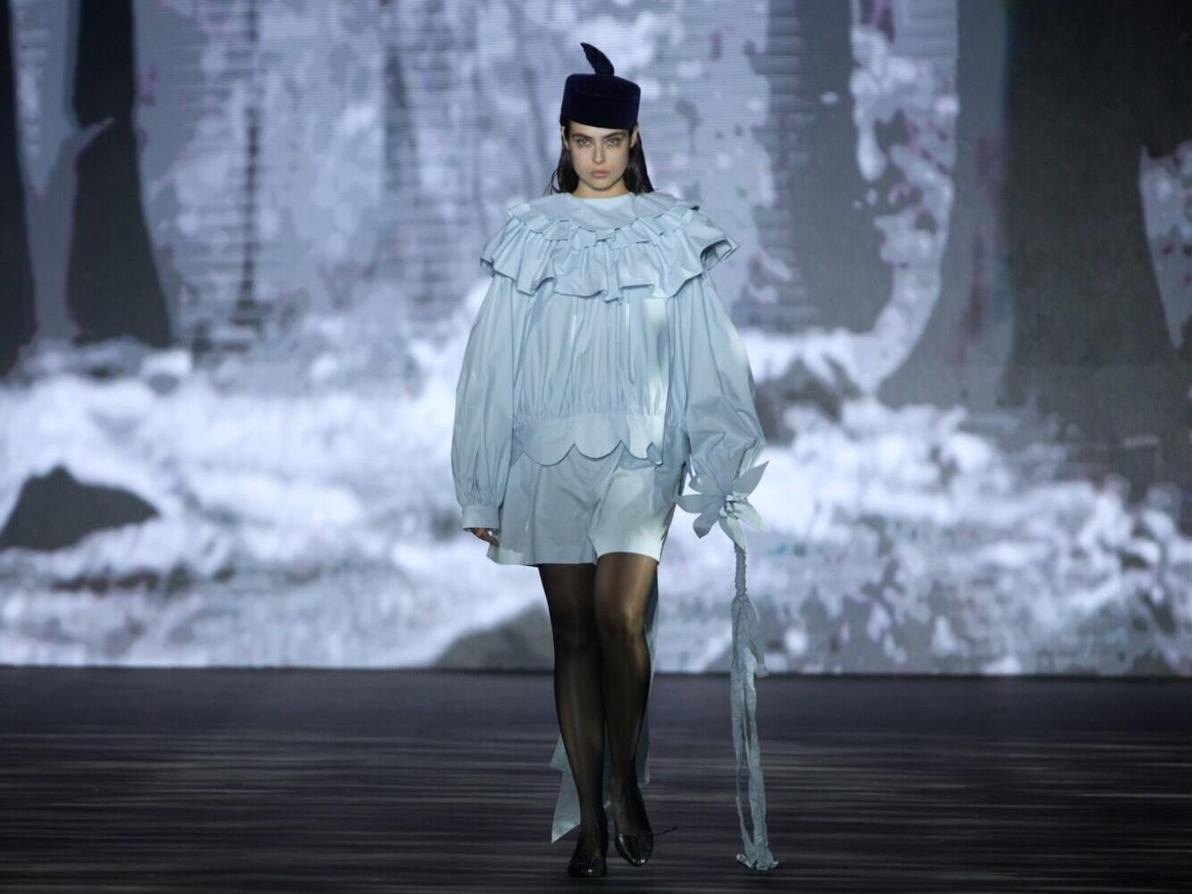 התצוגה של אהרון גניש בשבוע האופנה (צילום: עומרי רוזנגרט) התצוגה של אהרון גניש בשבוע האופנה תל אביב, 2025