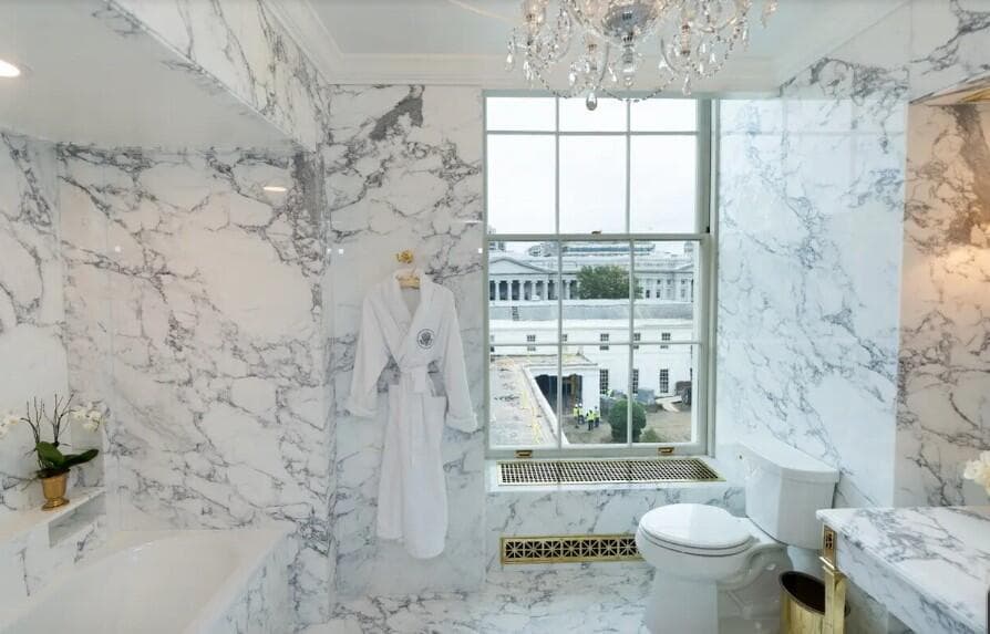 שיפוץ חדר הרחצה לינקולן בבית הלבן