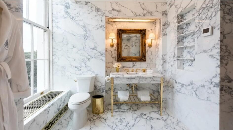 שיפוץ חדר הרחצה לינקולן בבית הלבן