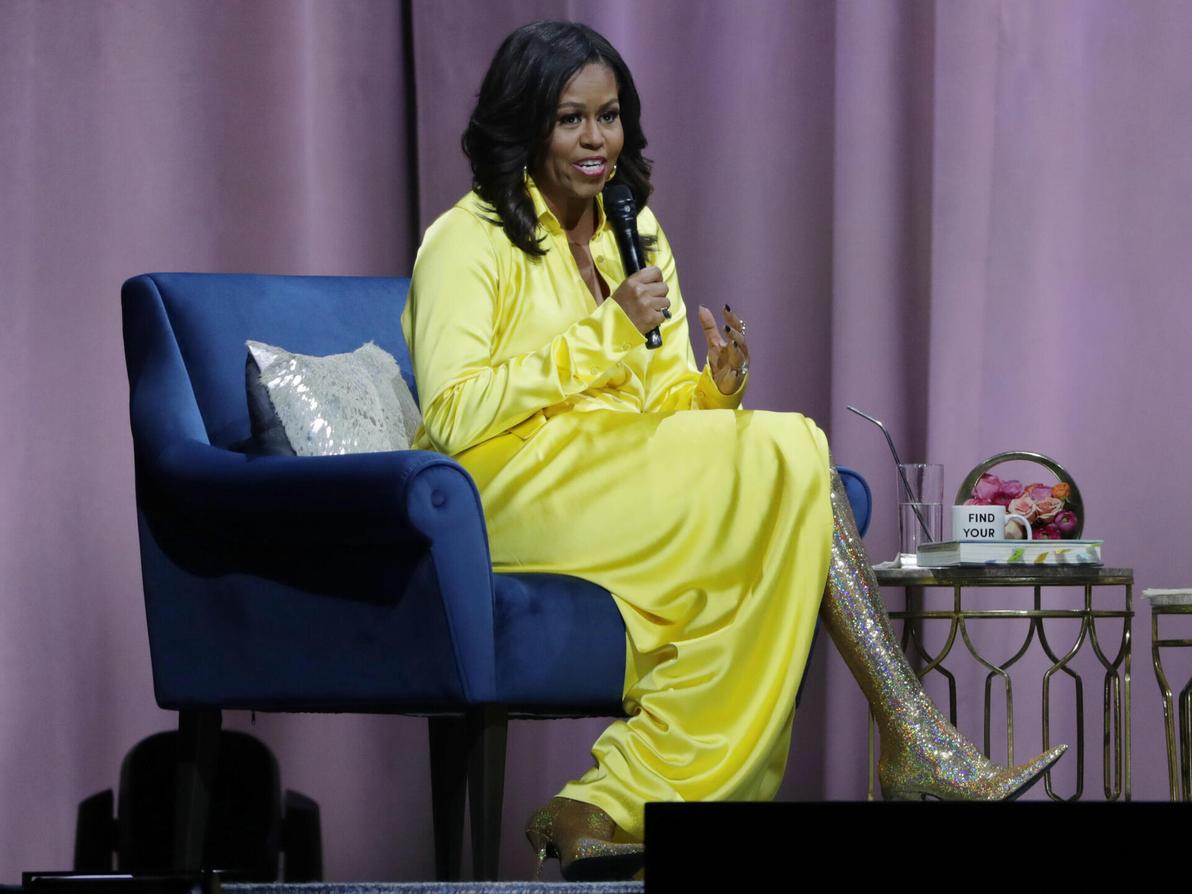 מישל אובמה בראיון עם שרה ג'סיקה פרקר, 2018