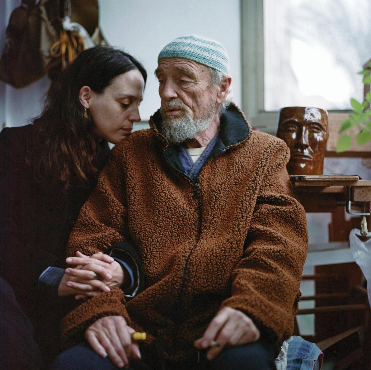 שירז עם אביה, מייקל