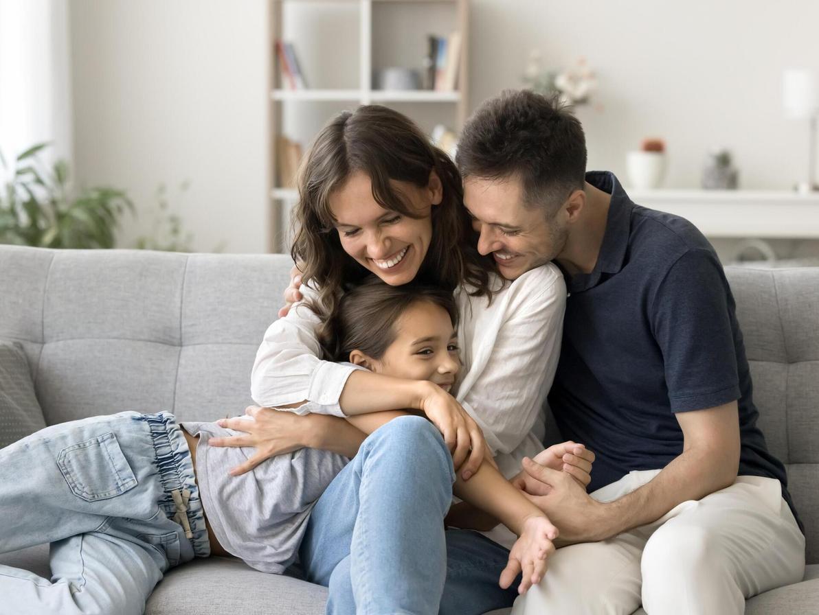 משפחה אוהבת (צילום: Shutterstock) משפחה אוהבת