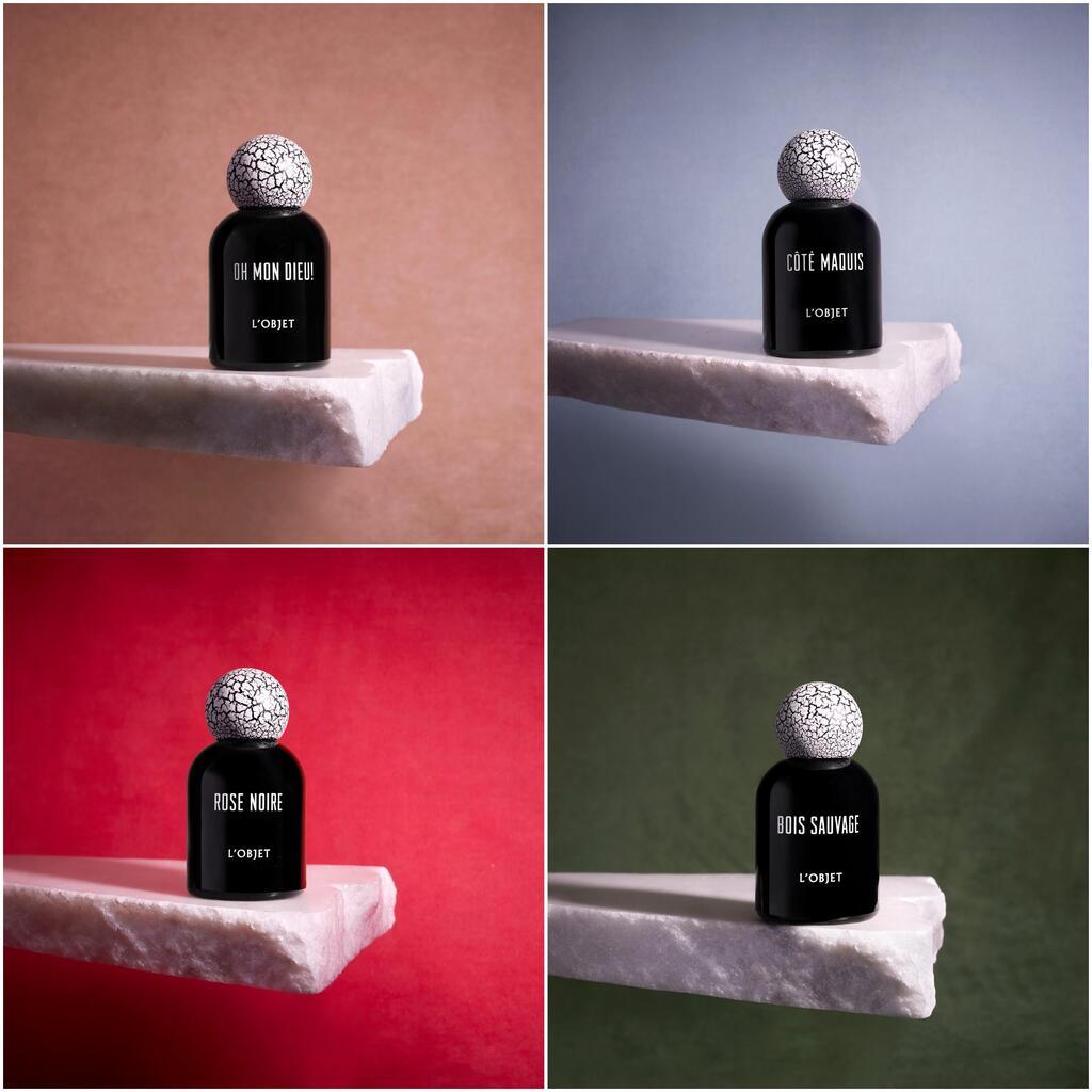 עם פקקי עץ בעבודת יד . בשמים של L'OBJET (צילום: באדיבות המותג) בושם של L'OBJET