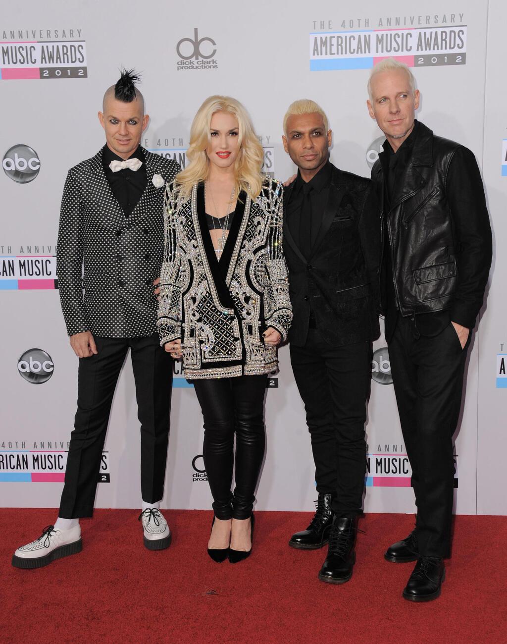 גוון סטפאני לובשת עיצוב של אוליבייה רוסטאן לבלמן על השטיח האדום, 2012