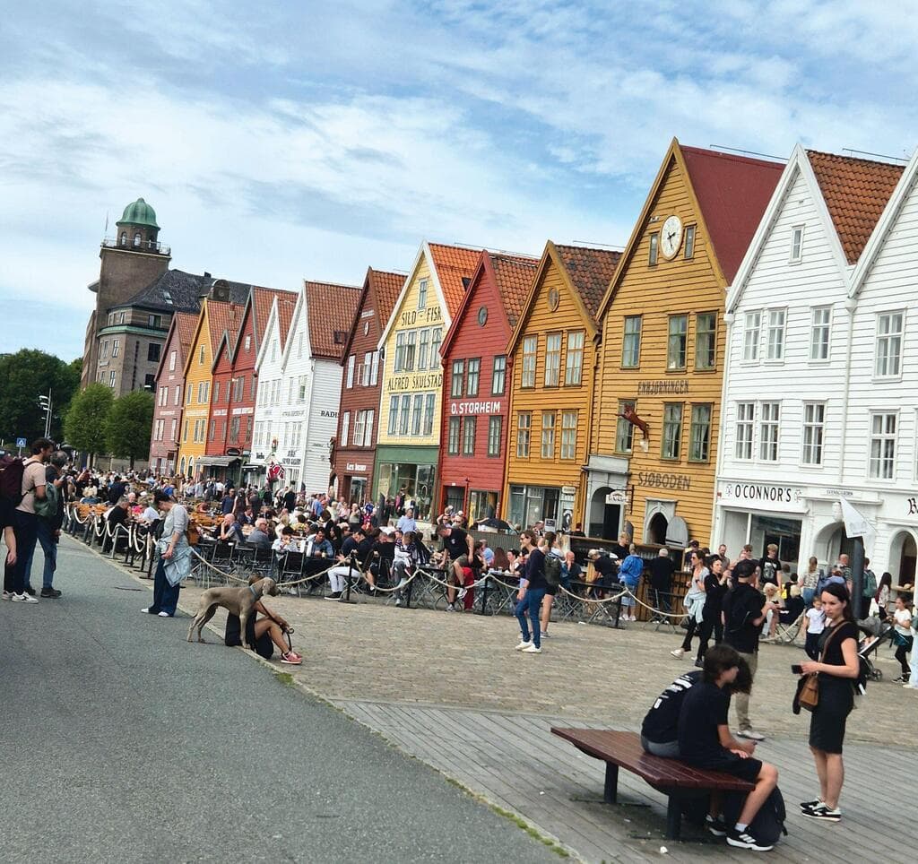 ברגן, נורווגיה. כשעוגנים בערים גדולות אפשר להסתדר לבד (צילום: רוני רבינוביץ) ברגן, נורווגיה. כשעוגנים בערים גדולות אפשר להסתדר לבד